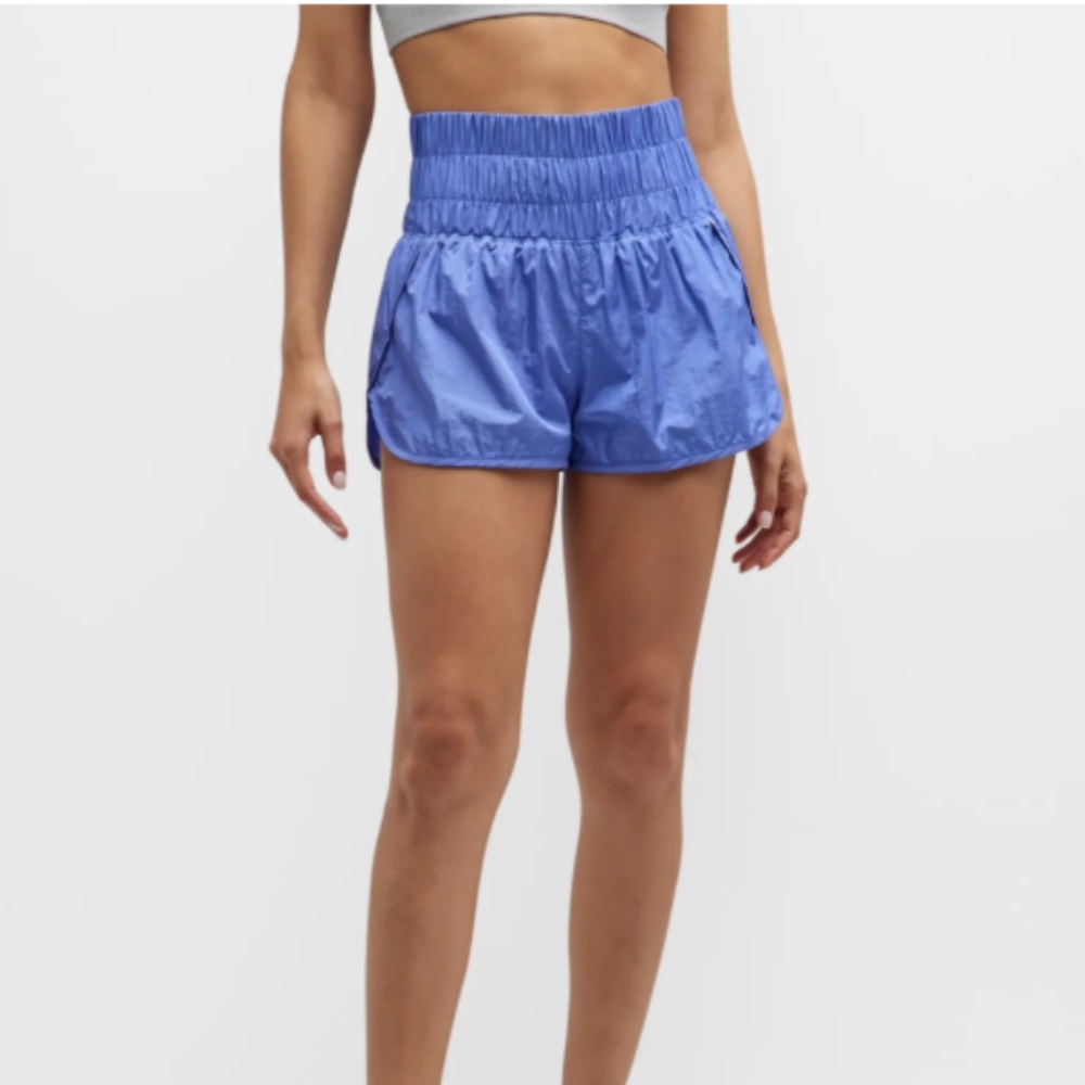 Free People FP Movement The Way Home Shorts, African Violet, Size Small - Picture 2 of 5